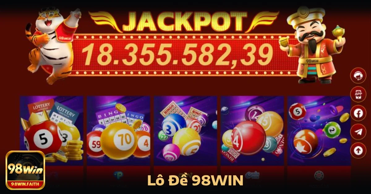 Lô đề 98win là một trong những sân chơi số học đang thu hút đông đảo người chơi bởi khả năng dự đoán chính xác cùng cơ chế đổi thưởng linh hoạt.